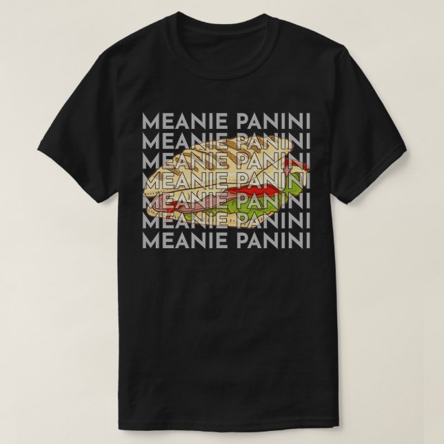 Meanie Panini Inspired Panini Related Sandwich Des T-Shirt (Design Front)