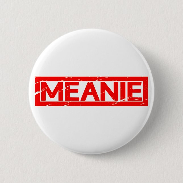 Meanie Stamp Button (Front)
