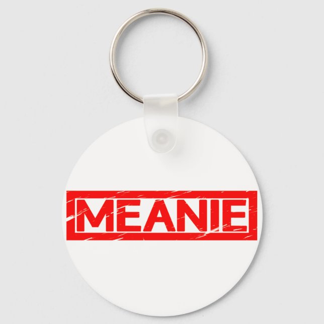 Meanie Stamp Keychain (Front)