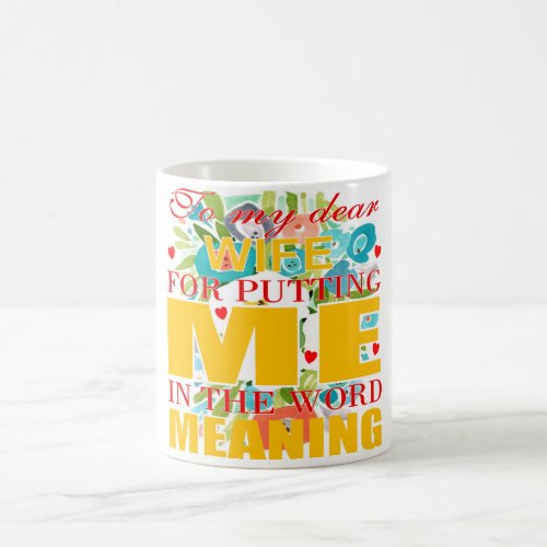 meaning and wife coffee mug