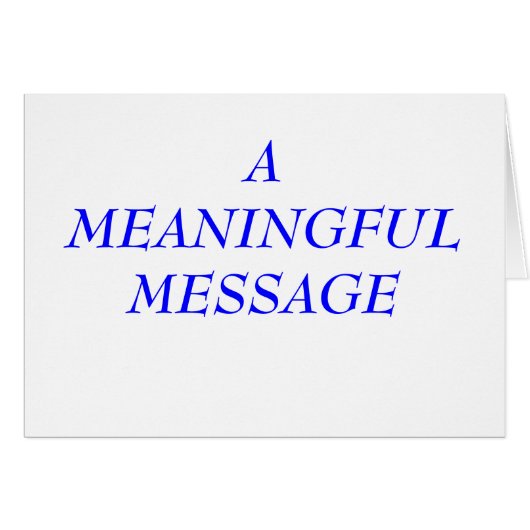 MEANING MESSAGE:  INCARCERATION 7 CARDS (Front Horizontal)