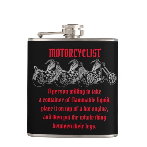 Meaning Of A Motorcyclist  Flask