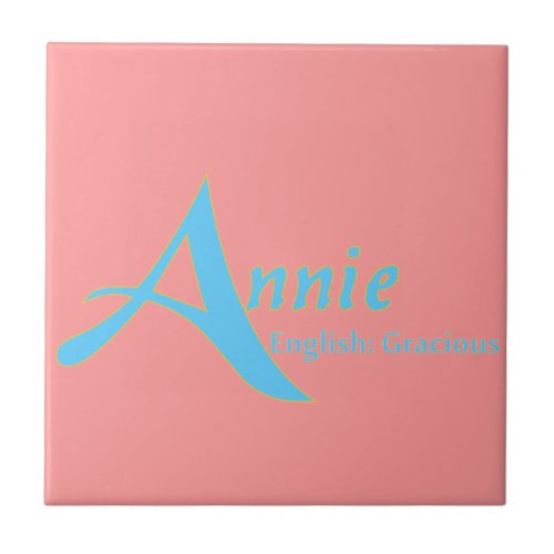 Meaning of Annie Tile