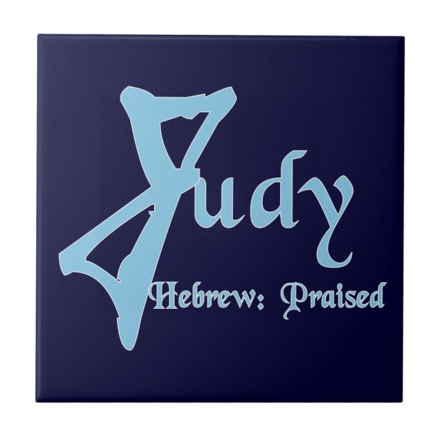 Meaning of Judy Ceramic Tile (Front)