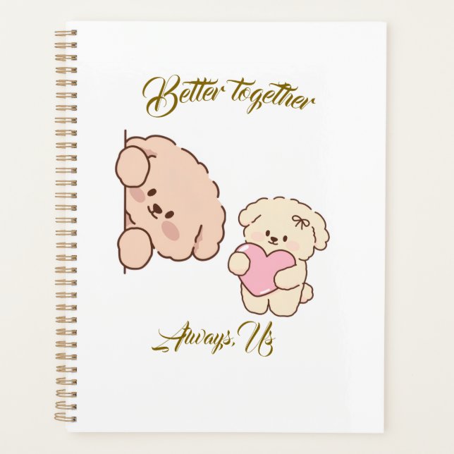 Meaningful Gift  – Elegant Love notebook (Front)