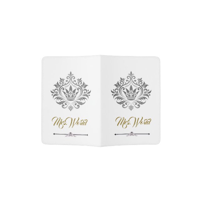 Meaningful Gift  – Elegant Love Passport Holder (Opened)