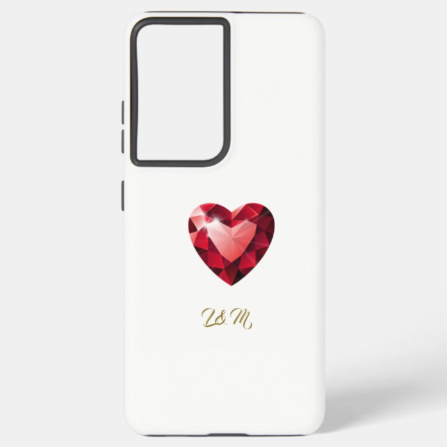 Meaningful Gift  – Elegant Love Samsung Galaxy Case (Back)