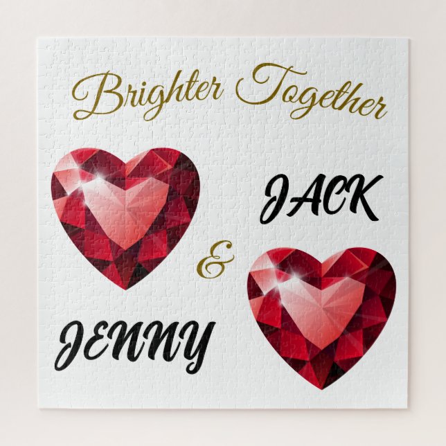 Meaningful Gift for her – Elegant Love Jigsaw Puzzle (Vertical)