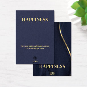 Meaningful Happiness Necklace Jewelry Display Card