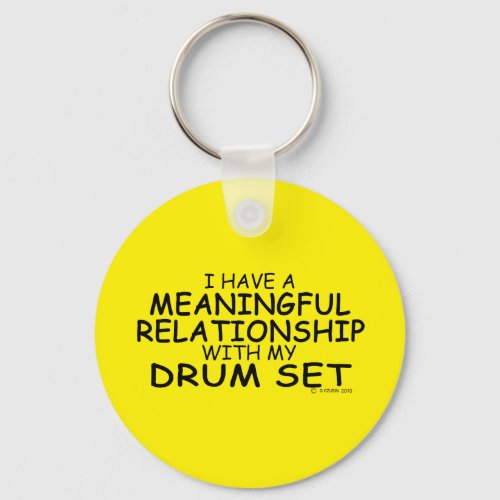 Meaningful Relationship Drum Set Keychain