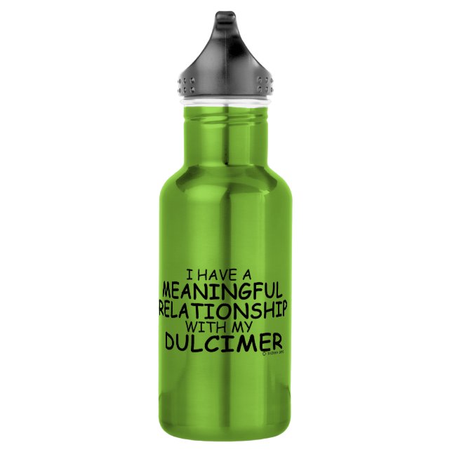 Meaningful Relationship Dulcimer Stainless Steel Water Bottle (Right)