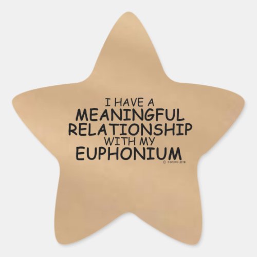Meaningful Relationship Euphonium Star Sticker
