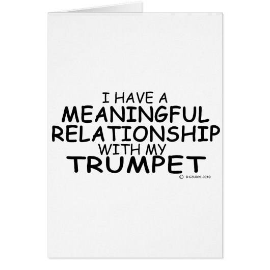 Meaningful Relationship Trumpet (Front)