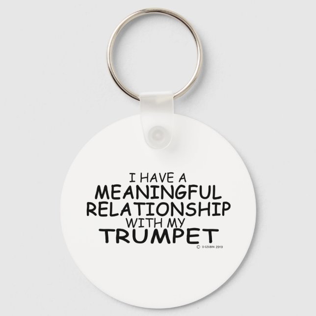 Meaningful Relationship Trumpet Keychain (Front)