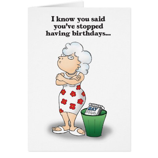 Meaningless Crap Humorous Birthday Card | Zazzle