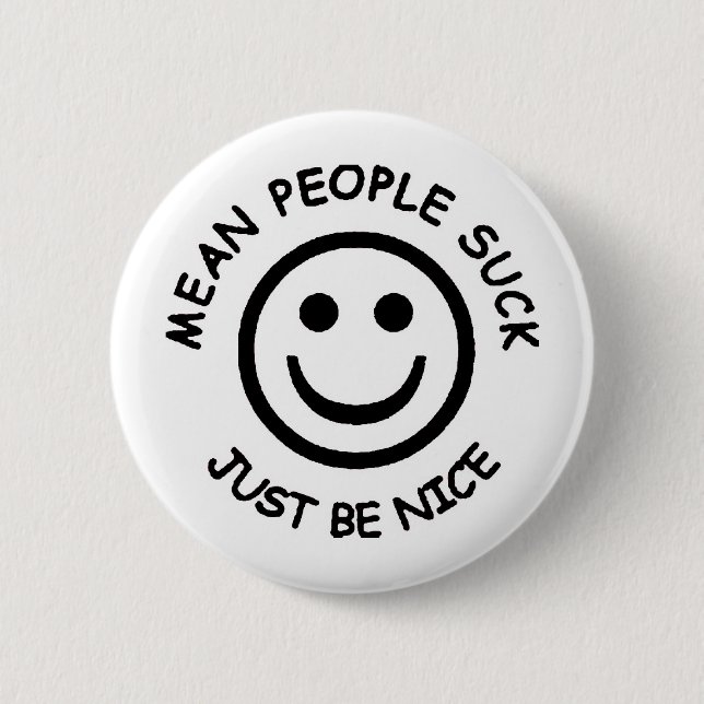 meanppl pinback button (Front)