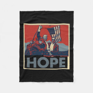 Means Hope For America. We Will Make American Grea Fleece Blanket