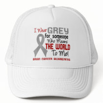 Means The World To Me 2 Brain Cancer Trucker Hat