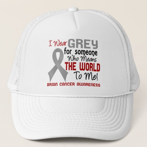 Means The World To Me 2 Brain Cancer Trucker Hat