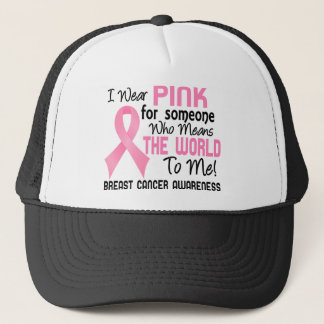 Means The World To Me 2 Breast Cancer Trucker Hat