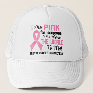 Means The World To Me 2 Breast Cancer Trucker Hat