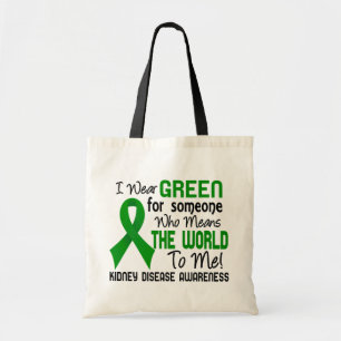 Means The World To Me 2 Kidney Disease Tote Bag