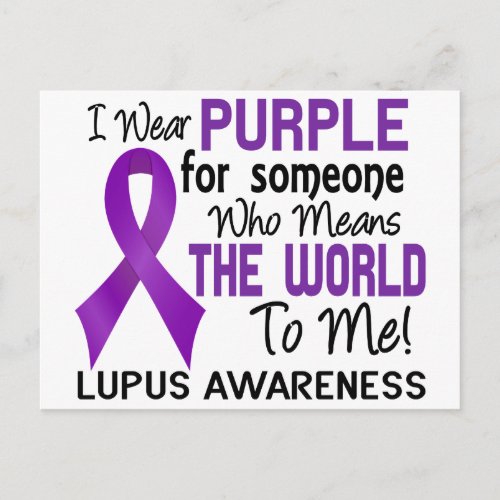 Means The World To Me 2 Lupus Postcard