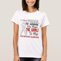 Means The World To Me 2 Mesothelioma T-Shirt