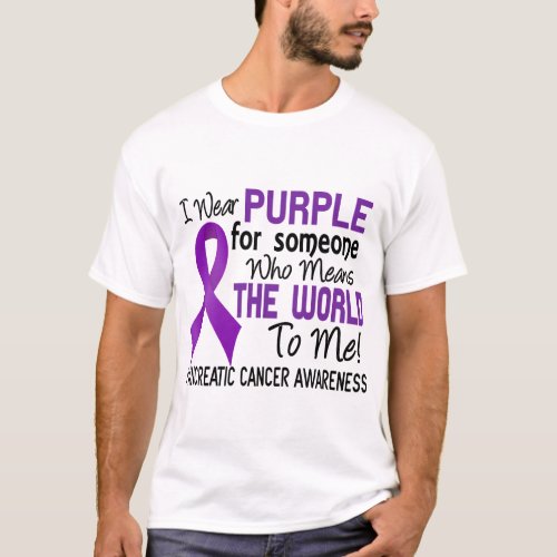 Means The World To Me 2 Pancreatic Cancer T_Shirt