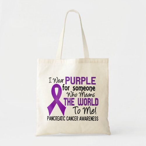 Means The World To Me 2 Pancreatic Cancer Tote Bag