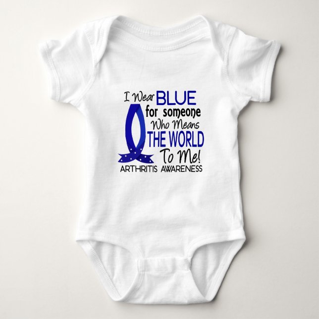 Means The World To Me Arthritis Baby Bodysuit (Front)