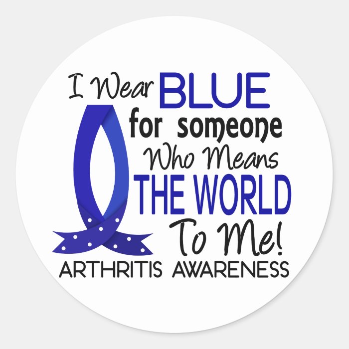 Means The World To Me Arthritis Sticker