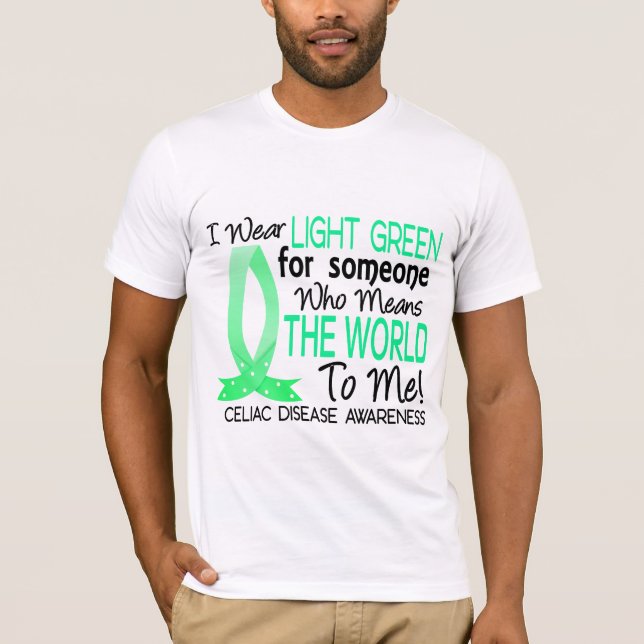 Means The World To Me Celiac Disease T-Shirt (Front)
