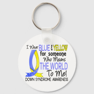 Means The World To Me Down Syndrome Keychain