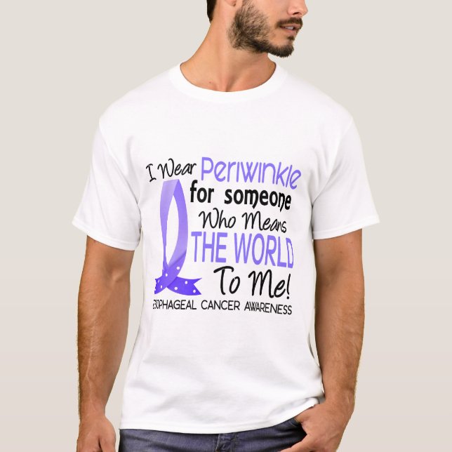 Means The World To Me Esophageal Cancer T-Shirt (Front)