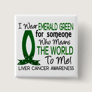 Means The World To Me Liver Cancer Pinback Button