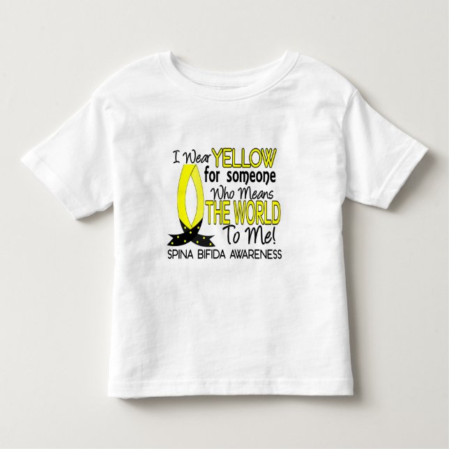 Means World To Me 1 Spina Bifida Toddler T-shirt (Front)