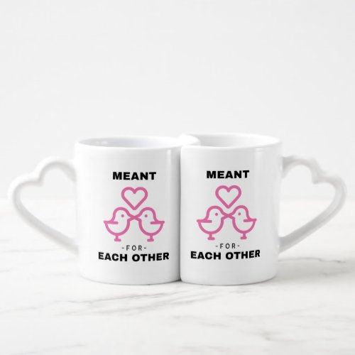 Meant For Each Other Matching Coffee Mug Set