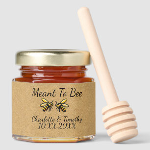 Meant To Be Mini Honey Jar for Party Wedding Guest Favors