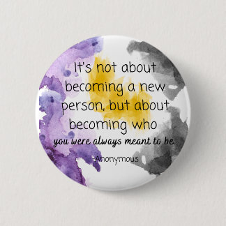 Meant To Be NonBinary Pride Color Button