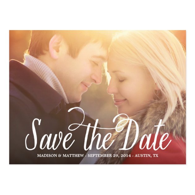 Meant To Be | Save The Date Postcard