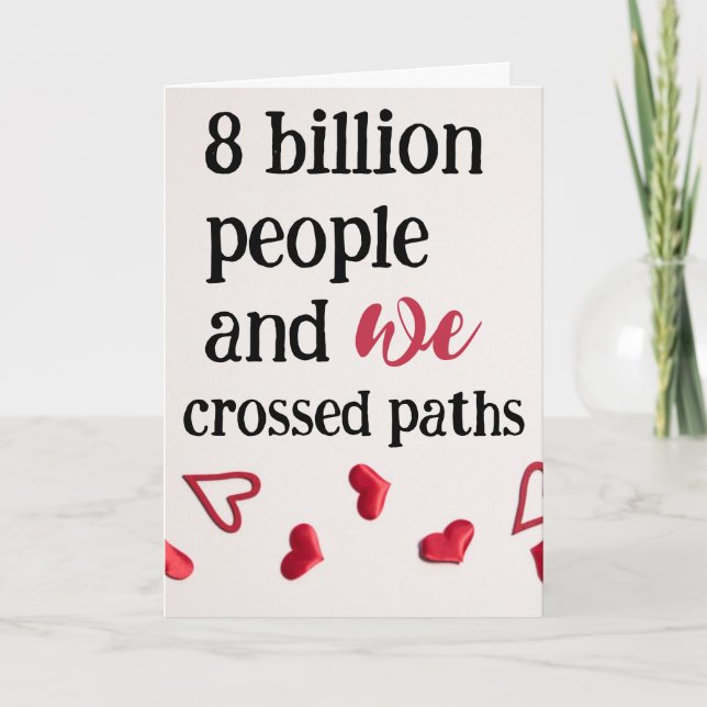 Meant to Be Valentine's Day Card (Front)