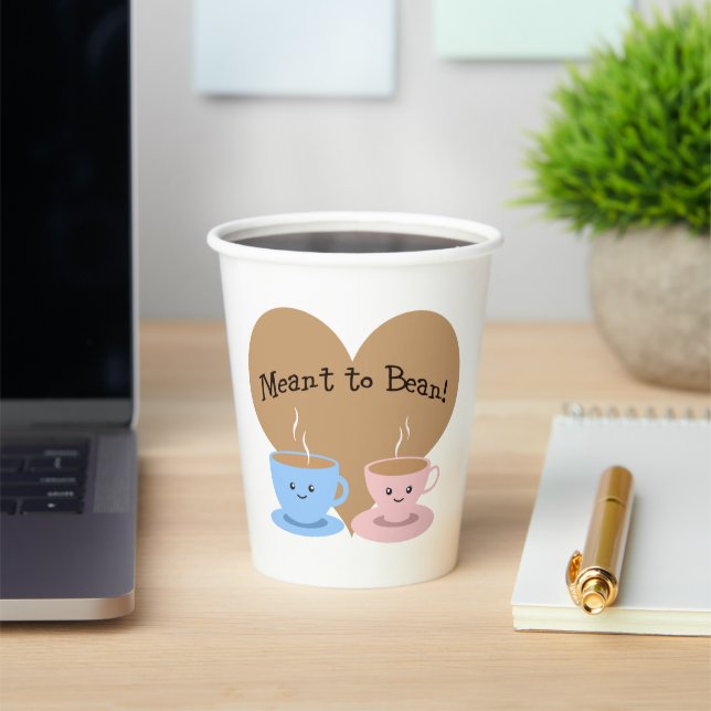 Meant to Bean Mug Paper Cups (Insitu)