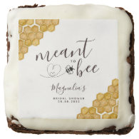 Meant to Bee Bridal Shower Brownie