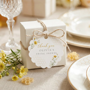 Meant to Bee Bridal Shower Favor Tag