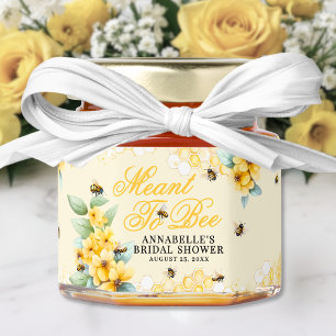 Meant To BEE Bridal Shower Honey Jar Favors