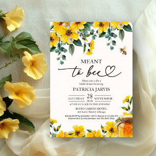 Meant To Bee Bridal Shower Invitation