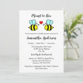 Meant to Bee - Bridal Shower Invitation (Standing Front)
