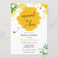 Meant to Bee Bridal Shower Invitation