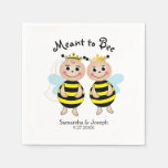 Meant To Bee Bridal Shower Napkins at Zazzle